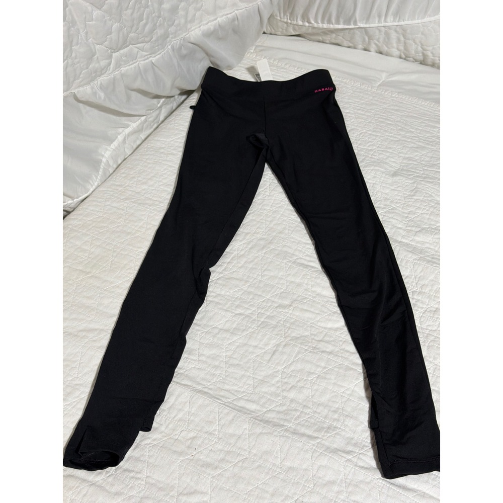 Nabaiji‎ Black Athletic Swim Leggings Pants Aqua Resist Size S
